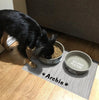 Custom Dog Mat, Personalized Dog Bowl Mat, Pet Feeding Placemat, Pet Food Mat, Puppy Placemat, Cat Kitten Pet Bowl Mat, Pet Gift, Dog Lover