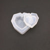 Geometric Heart Plastic Mold, Large Resin Mold, Supplies Mould, UV Epoxy Chocolate Soap Candle Wax Bath Bomb Low Poly Gemstone Jewel Diamond