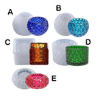 Round Candle Holder Mold -  Resin Mold -  Epoxy Mold -Silicone Round Cylinder Mold - Cube Hollow Soap Mold Mould - DIY Craft Supplies