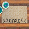 Custom Dog Mat, Personalized Dog Bowl Mat,  Pet Food Mat, Pet Feeding Placemat, Puppy Placemat, Cat Kitten Pet Bowl Mat, Pet Gift, Dog Lover