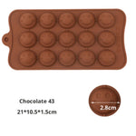 Chocolate Mold -  Silicone Mould for Wax, Chocolate, Cake Making - Resin Mold - Baking Mold - Plaster Mold - Gummy Ice - Heart Round Bar