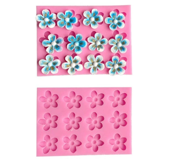 Cherry Blossom Silicone Mold -  Chocolate Candy Fondant Cake Decoration Resin DIY  Soap Mold Polymer Clay DIY Crafting - Sakura Flower Mould