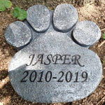 Personalized Memorial Pet Stone- Slate 8" x 8" / Custom Dog Memorial / Custom Cat Memorial/ Custom Guinea Pig Memorial/ Pet Loss Gift