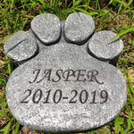 Personalized Memorial Pet Stone- Slate 8" x 8" / Custom Dog Memorial / Custom Cat Memorial/ Custom Guinea Pig Memorial/ Pet Loss Gift