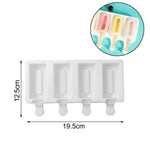 Ice Cream Mold - Ice Lolly Mould - Silicone Ice Cream Maker - Ice Pop Molds - Heart Shape