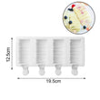 Ice Cream Mold - Ice Lolly Mould - Silicone Ice Cream Maker - Ice Pop Molds - Heart Shape