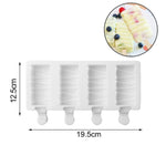 Ice Cream Mold - Ice Lolly Mould - Silicone Ice Cream Maker - Ice Pop Molds - Heart Shape