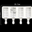 Ice Cream Mold - Ice Cream Mold - Ice Lolly Mould - Silicone Ice Cream Maker - Ice Pop Molds - Ice Cream Maker - Rectangle Bar Mold
