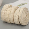 Lace Trim - Lace Ribbon - Sewing Lace - White ribbon - Ivory, Cream, Off-White - Cotton - Craft Card Making Bridal Wedding Lace