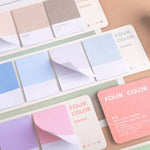 ชุดกระดาษโน้ตสีสันสดใส - กระดาษลอกลายสีพาสเทลสำหรับสำนักงาน - ตัวทำเครื่องหมายหน้า - แพลนเนอร์ บันทึกหัวข้อ สมุดสเก็ตช์ อุปกรณ์เรียน เครื่องเขียนโรงเรียน