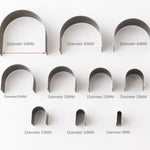 5mm-50mm Circle Leather Cutting Die Earring / Round Leather Die Cut Mold / Leather Earrings Die Cutter / Polymer Clay Cutters Craft DIY