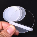 Clear Circle Disc Acrylic Keychain Blanks With Hole, Acrylic Blanks For Vinyl, Laser Cut Key Chains, Customize Jewelry Blanks, Ornaments,
