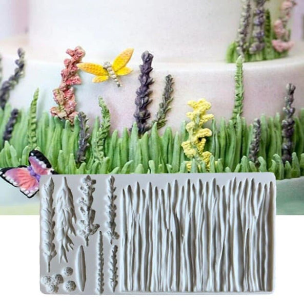 Cake Lace Mold - Plant Tree Grass Silicone Mold Damask Mat Fondant Cake Mould Cake Decorating Tool Sugar Dress Chocolate Gumpastes Tools