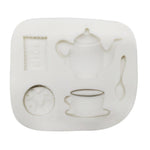 Tea Pot Mold - Small Teapot Mold - Tea Cup Mold - Fondant Mold - Chocolate Mold Resin Mold Clay - Mold Teapot Mould Tea Cup Mould - Cupcake