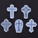 Mini Cross Silicone Mold, Keychain mold, Resin Epoxy Mold Reusable, Clay Mold Cross Gypsum Mold, DIY Cross, Christian Cross, Fondant, Gum