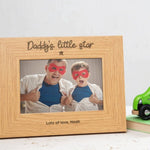Custom Photo Frame - Family Name - Personalized Laser Engraved Photo Frame - Picture Frame - Gift For Him Gift For Her Anniversary Dad Mom