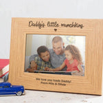Custom Photo Frame - Family Name - Personalized Laser Engraved Photo Frame - Picture Frame - Gift For Him Gift For Her Anniversary Dad Mom