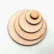 Round Wood Blanks - Wood Sheets Slices - Unfinished Wood Coaster - Wood Pieces for Crafts - Coaster Blanks for Carving