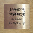 Custom Gold Sign - Personalized Gold Door Sign - Custom Made Signs for House Business or Office - Metal Plaques - Custom Engraved Wall Name