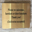 Custom Gold Sign - Personalized Gold Door Sign - Custom Made Signs for House Business or Office - Metal Plaques - Custom Engraved Wall Name