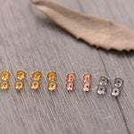 Earring Backs Replacements -Earring Backings - Earring Stoppers, Earring Nuts, Clutch, Stud - Jewelry Making Supplies - Gold Silver Rose