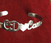 Personalized Name Bangle - Custom Name Bracelet - Personalized Bangle - Bridesmaid Gift - Wedding Gift - Christmas Gift for Girlfriend Wife
