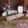 Mr And Mrs Sign Wooden Wedding Sign - Wedding Decor Bridal Shower Bridesmaid Wedding Decoration Bride Freestanding Wooden Wedding Decoration