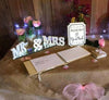 Mr And Mrs Sign Wooden Wedding Sign - Wedding Decor Bridal Shower Bridesmaid Wedding Decoration Bride Freestanding Wooden Wedding Decoration