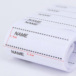200 Pcs Iron On Labels - Custom Clothing Fabric Label Name Tag Handmade Design -Personalized Iron on Tags - Daycare Name Labels School Camps