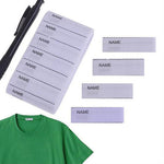 200 Pcs Iron On Labels - Custom Clothing Fabric Label Name Tag Handmade Design -Personalized Iron on Tags - Daycare Name Labels School Camps