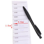 200 Pcs Iron On Labels - Custom Clothing Fabric Label Name Tag Handmade Design -Personalized Iron on Tags - Daycare Name Labels School Camps