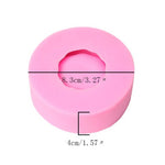Round Candle Holder Mold - Resin Mold -  Epoxy Mold - Silicone Round Cylinder Mold - Cube Hollow Soap Mold Mould - DIY Craft Supplies
