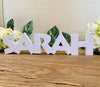 Custom Wedding Name Sign - Personalized Wedding Sign - Freestanding Table Décor Centerpiece - Surname Sign - Wedding Table - Nursery Decor