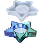 Star Candle Holder Mold - Cube Hollow Soap Mold Mould - Resin Mold -  Epoxy Mold - Silicone Round Cylinder Mold - DIY Craft Supplies