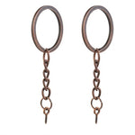 28mm Super Strong Stainless Steel Keyring Blanks - Matching Screw Eye Pins/Findings and  Jumprings - Brass Split Rings - Keychain Supplies