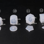 Dice Resin Mold  -Dice Silicone Mold Kawaii Dice Molds Gamer Tools Dice Dice Kit Dnd Dice Jewelry Dice - Polyhedral Dice D20 Dice Making