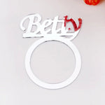 20 Custom Napkin Ring - Personalized Housewarming Gifts - Custom Table Settings - Place Settings for Wedding Reception - Bridal Shower Decor
