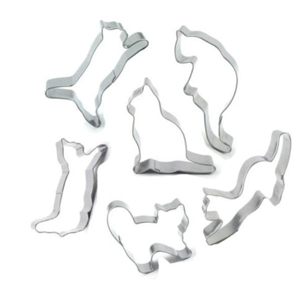 Cat Cookie Cutter - Kitten Animal Shelter Fundraiser Metal - Sitting Cat Cookie Cutter - Fondant Cutter - Polymer Clay Cutter Cheese Cutter