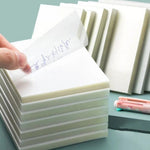 Transparent Matte Sticky Notes Set - Clear Stickers Stickies for Studying Planner Bullet Journal Scrapbook Study Supplies School Stationary