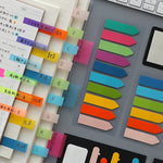 Colorful Index Sticky Notes  Set - Arrow Index Stickers Page Markers - Planner Bullet Journal Scrapbook - Study Supplies - School Stationary