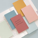 Pastel Sticky Notes  Set - Colorful Tracing Paper Office - Page Markers - Planner Bullet Journal Scrapbook Study Supplies School Stationary