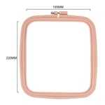 Colorful Embroidery Hoops, Square Plastic Embroidery Hoops, Sewing Hoop, Wall Decor Hoop, Embroidery Hoop, Hoop Art, Embroidery Display