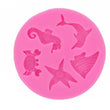Fish Silicone Mold For Resin, Starfish Crab Dolphin Diy Crafts, Candy, Fondant, Resin Epoxy Mould Gumpaste Making Diy Tool, Cake Decorating