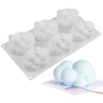Puffy Cloud Silicone Mould For Candy Chocolate Soap Soap Mold, Raincloud Mold, Small Cloud Stud Mold, Cake Mold, Resin Mold Ice Mold