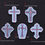 Mini Cross Silicone Mold, Keychain mold, Resin Epoxy Mold Reusable, Clay Mold Cross Gypsum Mold, DIY Cross, Christian Cross, Fondant, Gum