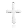 Cross Charm Pendant, Cross Charm, Tiny Cross Pendant, Antique Religious Charms, Bulk Silver Charms, Jewelry Making, Christian Faith Jewelry