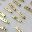 Personalized Beads - Engraved Beads - Custom Spacer Beads - Stainless Steel Metal - Edelstahlperlen Silber Gravur - Jewelry Bracelet Making