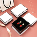 Custom Jewelry Boxes,  Personalized Paper Boxes, Custom Logo, Small Packaging Boxes Drawer, For Earring Necklace Ring, Bulk Wholesale