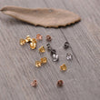 Earring Backs Replacements -Earring Backings - Earring Stoppers, Earring Nuts, Clutch, Stud - Jewelry Making Supplies - Gold Silver Rose