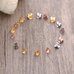 Earring Backs Replacements -Earring Backings - Earring Stoppers, Earring Nuts, Clutch, Stud - Jewelry Making Supplies - Gold Silver Rose
